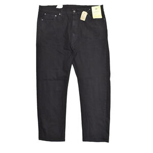 NEW Levi's 505 Regular Fit Stretch Men's Black Jeans 42x32 Levi's Flex NWT